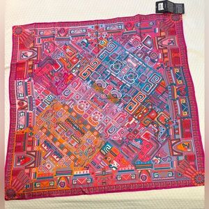 New Silk Scarf Pineda Covalin Made in Mexico